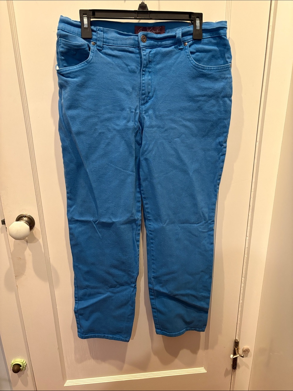 Gloria Vanderbilt Bright Blue Straight Leg Jeans BN106